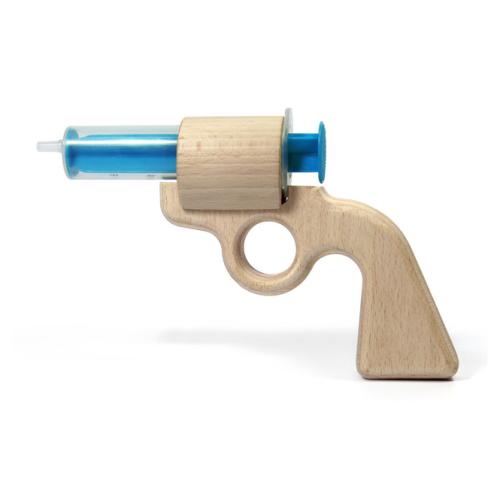 Artikelbild des Artikels “Aqua Joe - Wasserpistole aus Buchenholz “