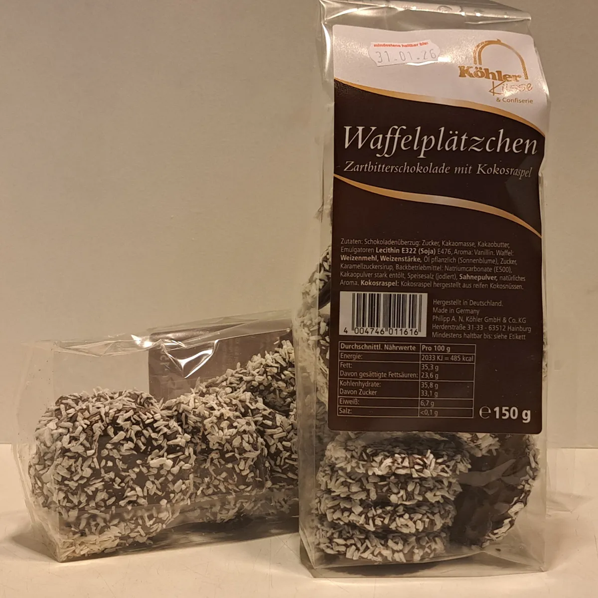 Artikelbild des Artikels “Köhler Waffelplätzchen “