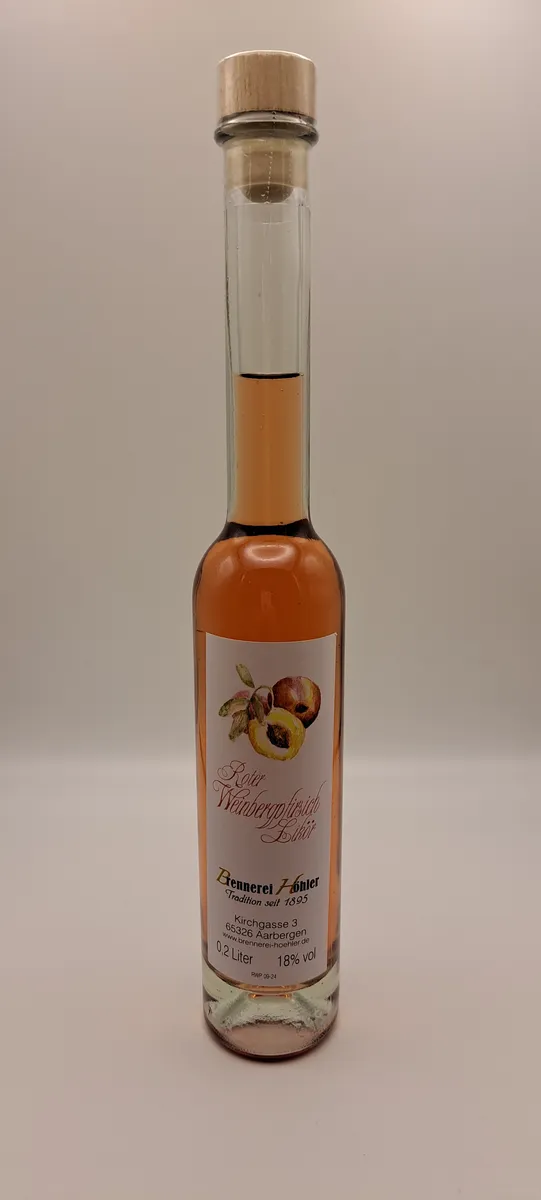 Artikelbild des Artikels “Roter Weinbergpfirsichlikör 0,2 L “