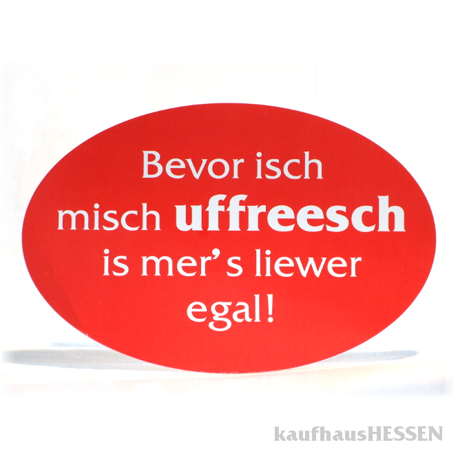 Artikelbild 1 des Artikels “Aufkleber Uffreesch “