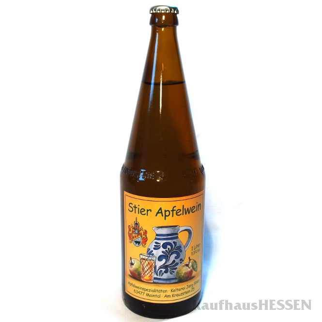Artikelbild 1 des Artikels “Stier-Apfelwein, incl. 15 Cent Pfand   “