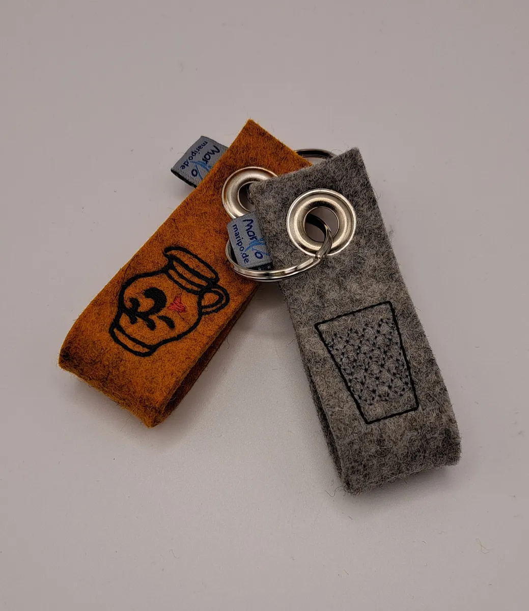 Artikelbild 1 des Artikels “Schlüsselanhänger Filz kurz “